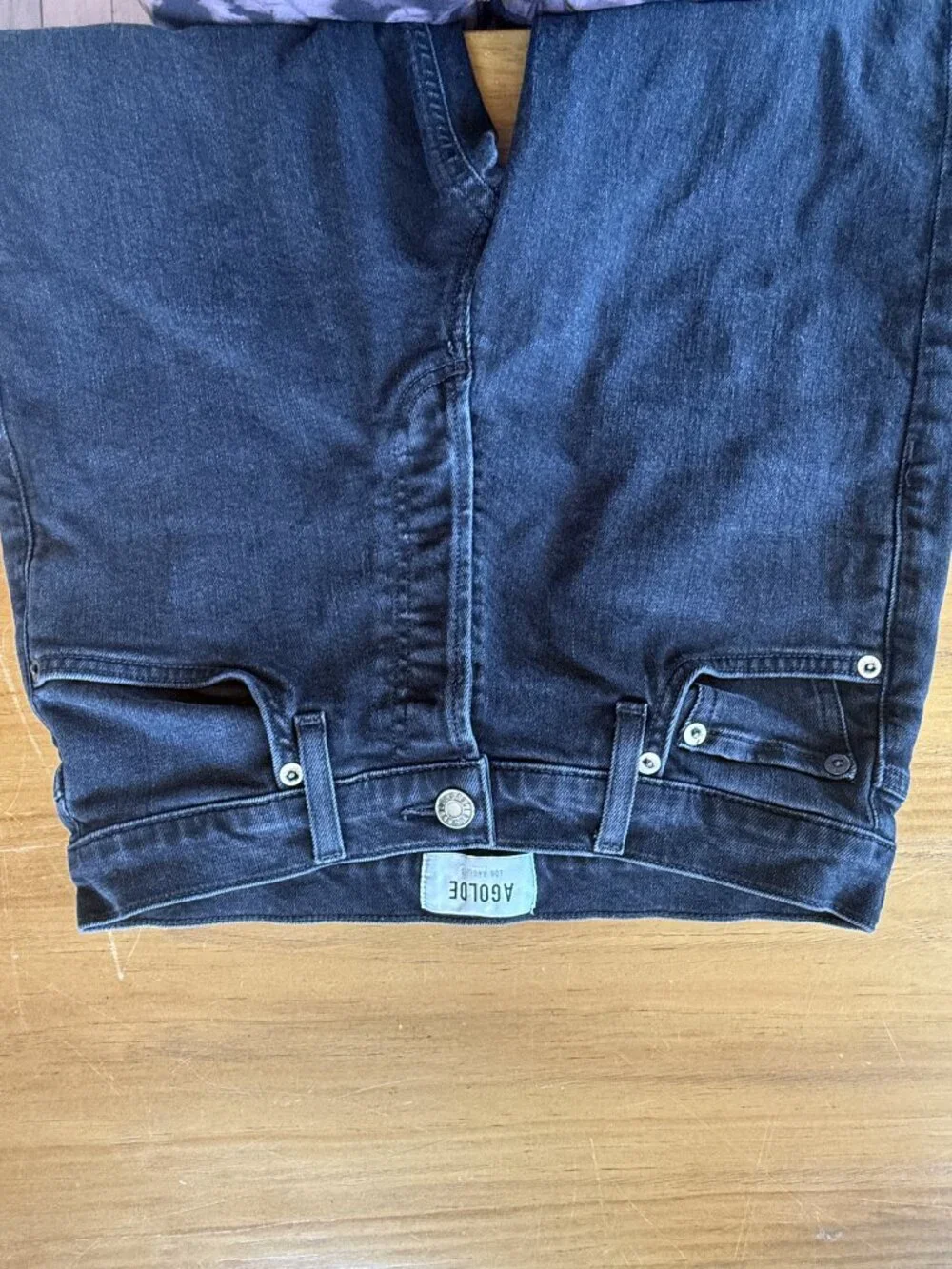AGOLDE Black High-Rise Skinny Jeans Size 27